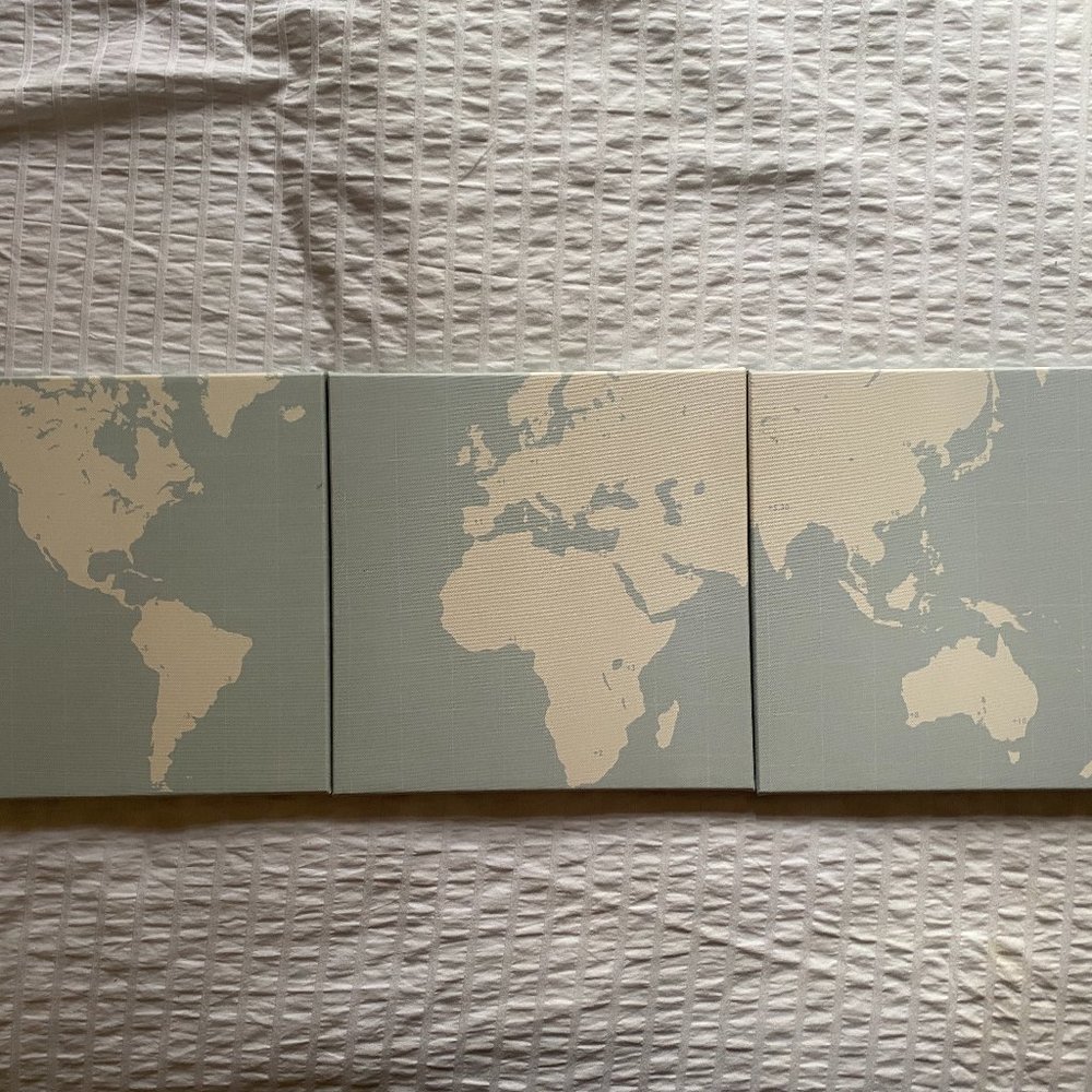 Ikea Map on Canvas